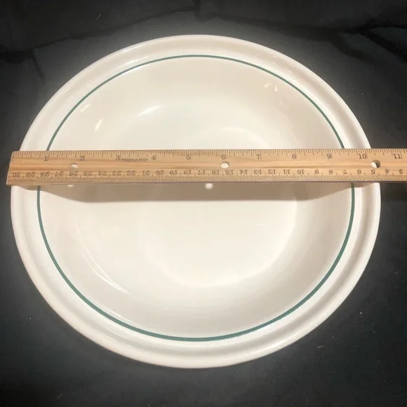 LONGABERGER WOVEN TRADITIONS CLASSIC GREEN 10” PIE PLATE - Picture 5 of 5